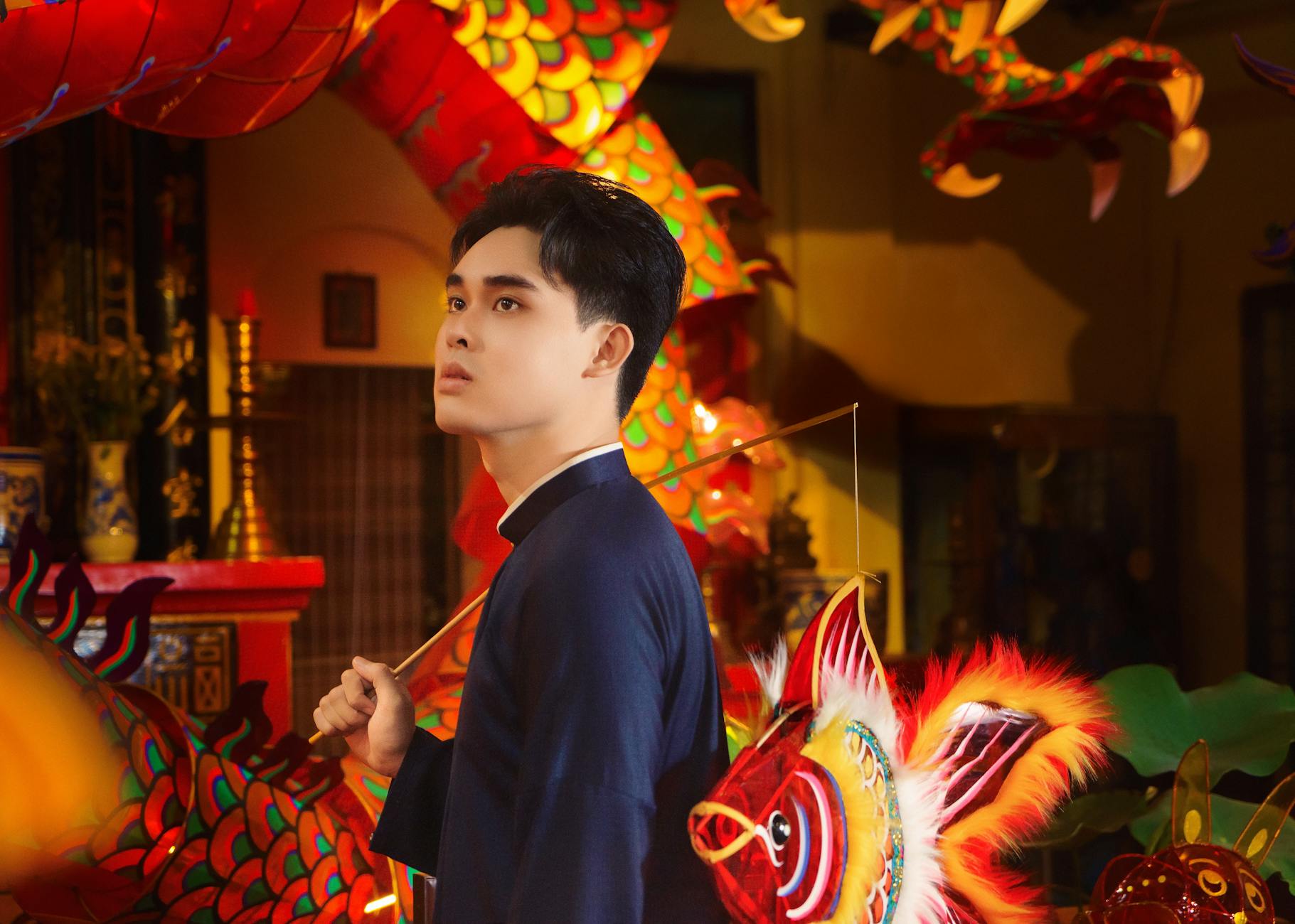 Boss lớn trong game bắn cá đang di chuyển ở giữa màn hình